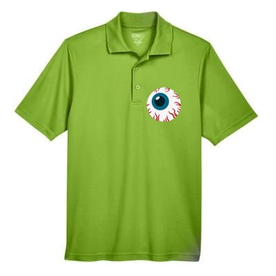 Eyeball Funny Spooky Scary Halloween Birthday Gift Women Men's Origin Performance Pique Polo