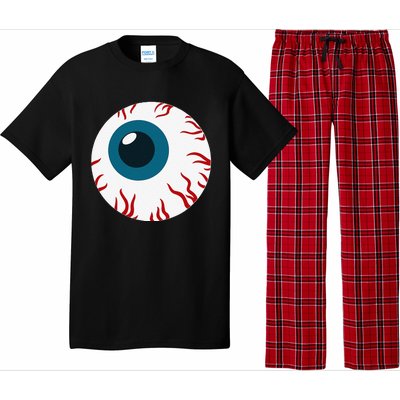 Eyeball Funny Spooky Scary Halloween Birthday Gift Women Pajama Set