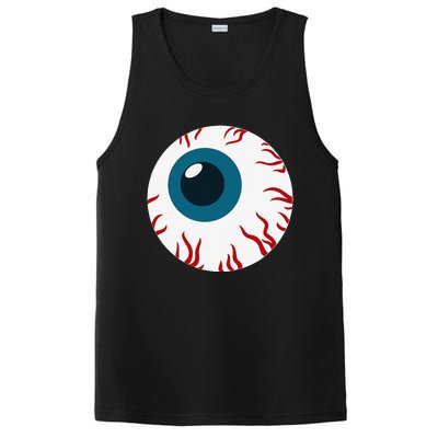 Eyeball Funny Spooky Scary Halloween Birthday Gift Women PosiCharge Competitor Tank