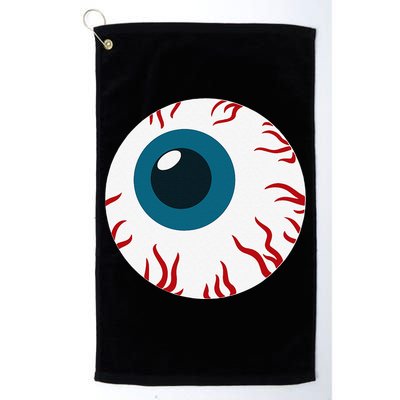 Eyeball Funny Spooky Scary Halloween Birthday Gift Women Platinum Collection Golf Towel