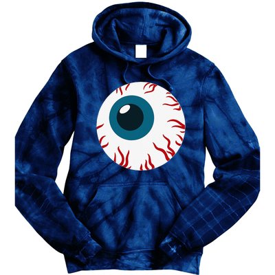 Eyeball Funny Spooky Scary Halloween Birthday Gift Women Tie Dye Hoodie