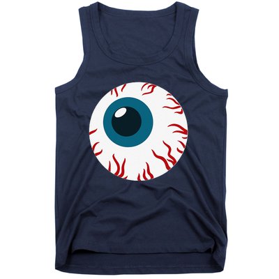 Eyeball Funny Spooky Scary Halloween Birthday Gift Women Tank Top