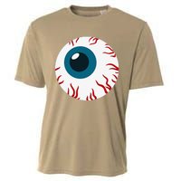 Eyeball Funny Spooky Scary Halloween Birthday Gift Women Cooling Performance Crew T-Shirt