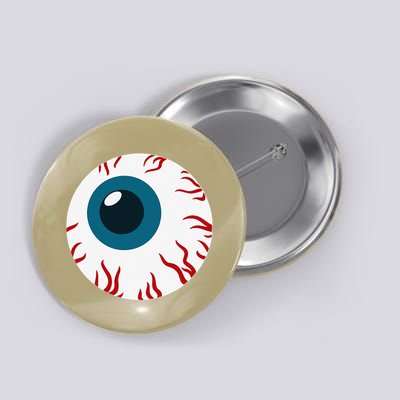 Eyeball Funny Spooky Scary Halloween Birthday Gift Women Button