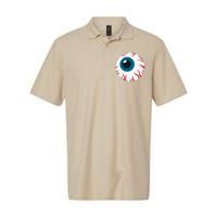 Eyeball Funny Spooky Scary Halloween Birthday Gift Women Softstyle Adult Sport Polo