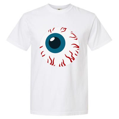 Eyeball Funny Spooky Scary Halloween Birthday Gift Women Garment-Dyed Heavyweight T-Shirt