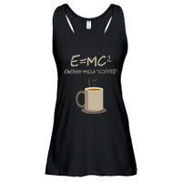 E=MC2 Funny Science Coffee Energy Milk Coffee Gift Ladies Essential Flowy Tank