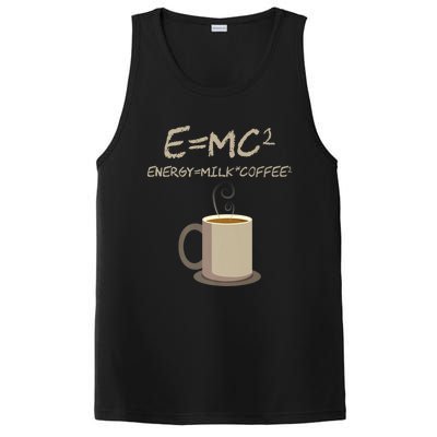 E=MC2 Funny Science Coffee Energy Milk Coffee Gift PosiCharge Competitor Tank