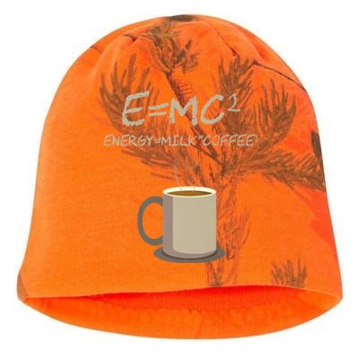 E=MC2 Funny Science Coffee Energy Milk Coffee Gift Kati - Camo Knit Beanie