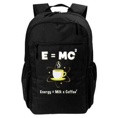 E=mc2 Funny Science Coffee Energy Milk Daily Commute Backpack