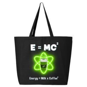 E=mc2 Funny Science Coffee Energy Milk 25L Jumbo Tote