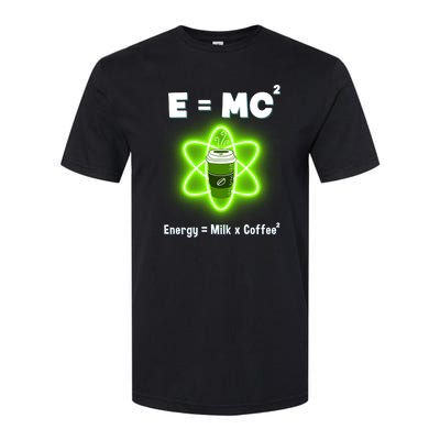 E=mc2 Funny Science Coffee Energy Milk Softstyle® CVC T-Shirt