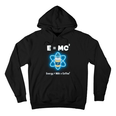 E=mc2 Funny Science Coffee Energy Milk Hoodie