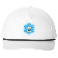 E=mc2 Funny Science Coffee Energy Milk Snapback Five-Panel Rope Hat