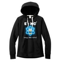 E=mc2 Funny Science Coffee Energy Milk Women's Fleece Hoodie