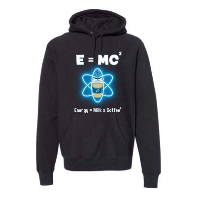 E=mc2 Funny Science Coffee Energy Milk Premium Hoodie