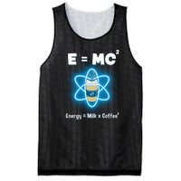 E=mc2 Funny Science Coffee Energy Milk Mesh Reversible Basketball Jersey Tank