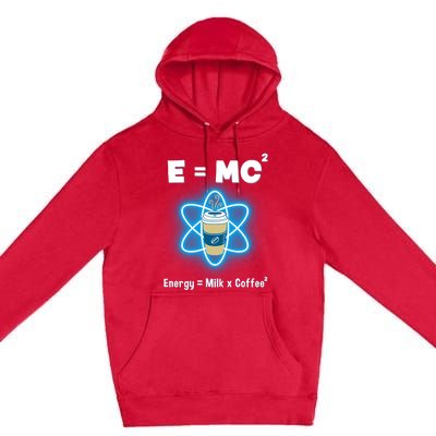 E=mc2 Funny Science Coffee Energy Milk Premium Pullover Hoodie