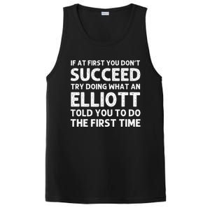 ELLIOTT Funny Surname Family Tree Birthday Reunion Idea PosiCharge Competitor Tank