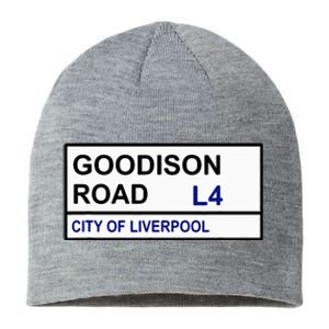 Everton Football Team Goodison Road Street Sign Sustainable Beanie