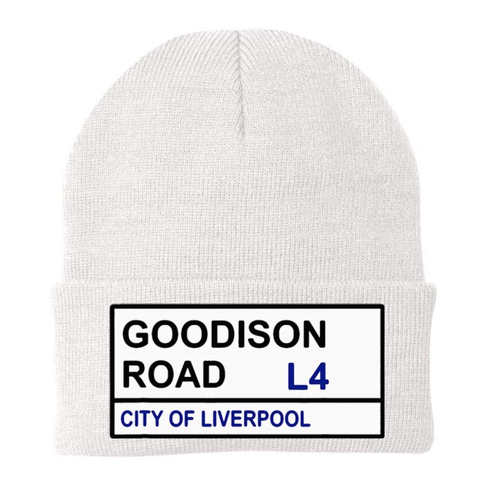 Everton Football Team Goodison Road Street Sign Knit Cap Winter Beanie