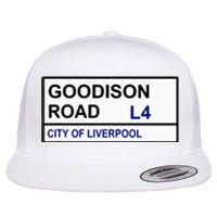 Everton Football Team Goodison Road Street Sign Flat Bill Trucker Hat