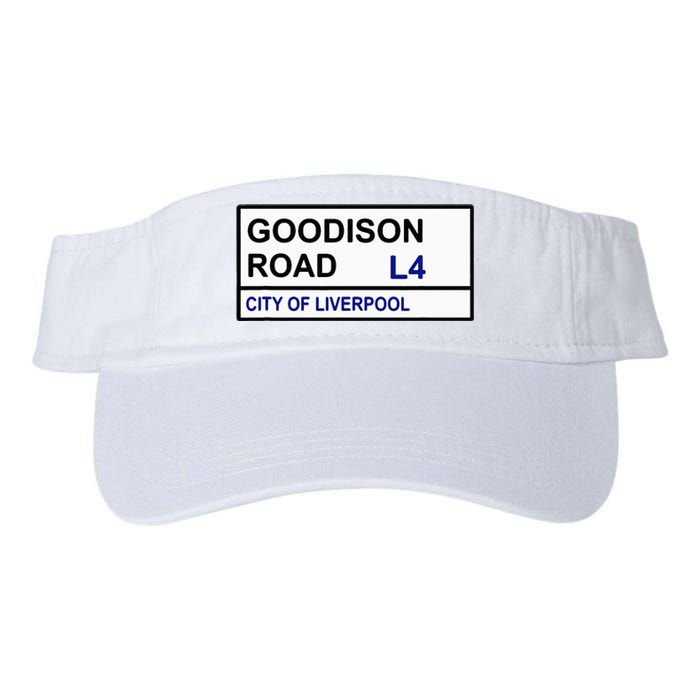 Everton Football Team Goodison Road Street Sign Valucap Bio-Washed Visor