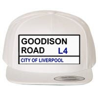 Everton Football Team Goodison Road Street Sign Wool Snapback Cap