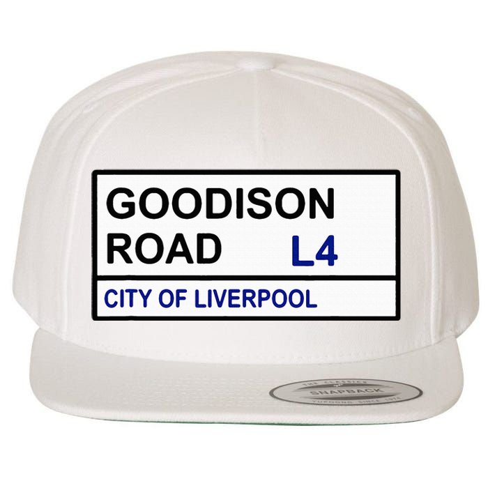 Everton Football Team Goodison Road Street Sign Wool Snapback Cap