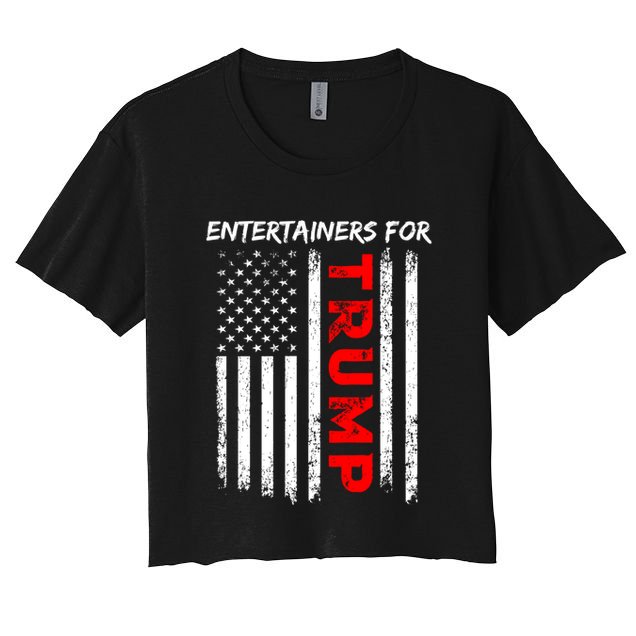 Entertainers For Trump Take America Back Gift Crop Top