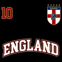 England Football Team Cute Gift Number 10 English Flag Soccer Impact Tech Backpack