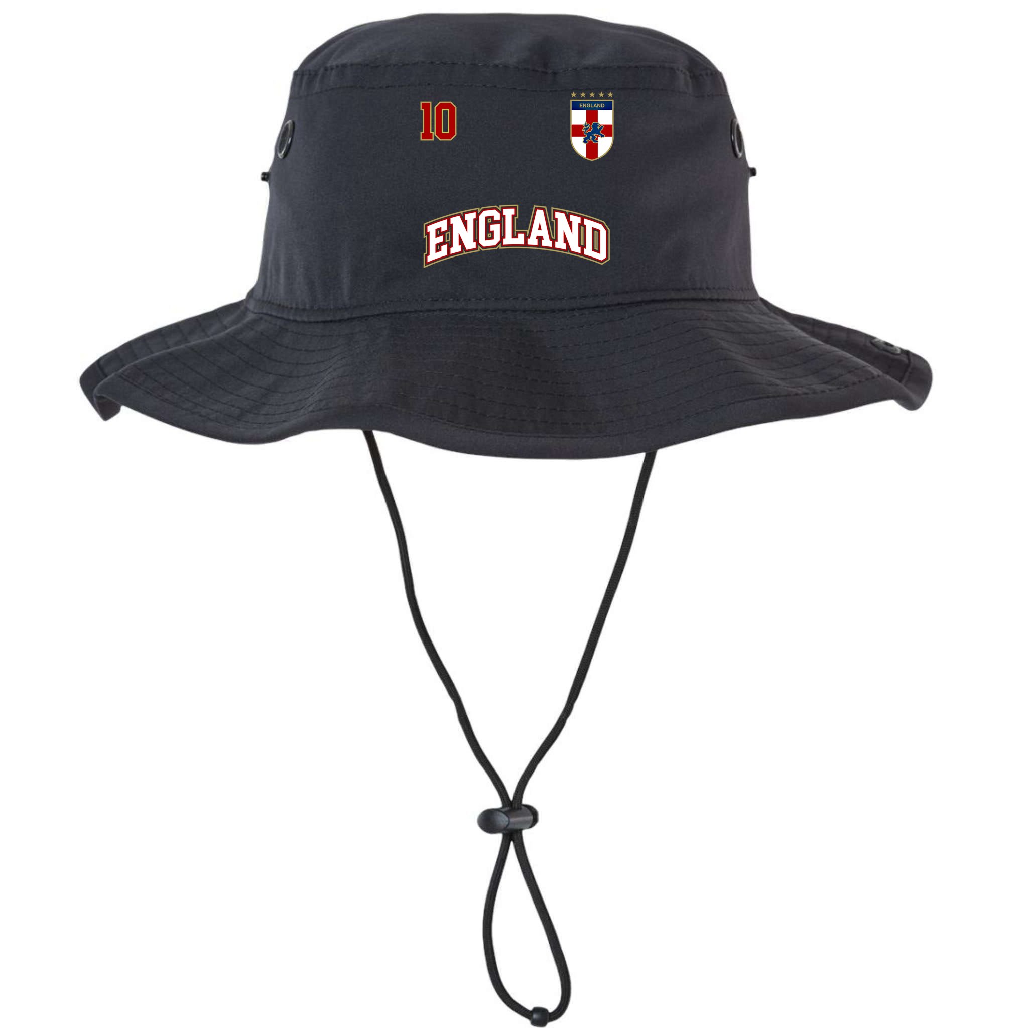 England Football Team Cute Gift Number 10 English Flag Soccer Bucket Hat
