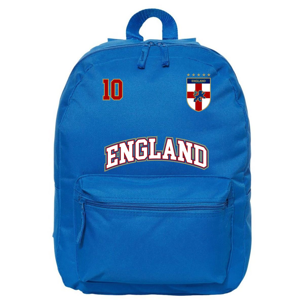 England Football Team Cute Gift Number 10 English Flag Soccer 16 in Basic Backpack