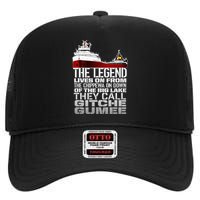 Edmund Fitzgerald They call Gitche gumee High Crown Mesh Back Trucker Hat