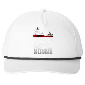 Edmund Fitzgerald They call Gitche gumee Snapback Five-Panel Rope Hat