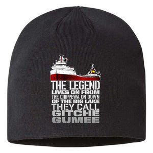 Edmund Fitzgerald They call Gitche gumee Sustainable Beanie