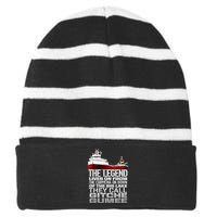 Edmund Fitzgerald They call Gitche gumee Striped Beanie with Solid Band