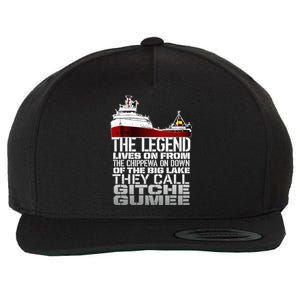 Edmund Fitzgerald They call Gitche gumee Wool Snapback Cap