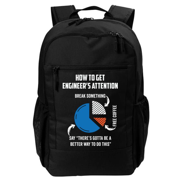 Engineer Funny Tee For Electrical Mechanical Civil Computer Backpack