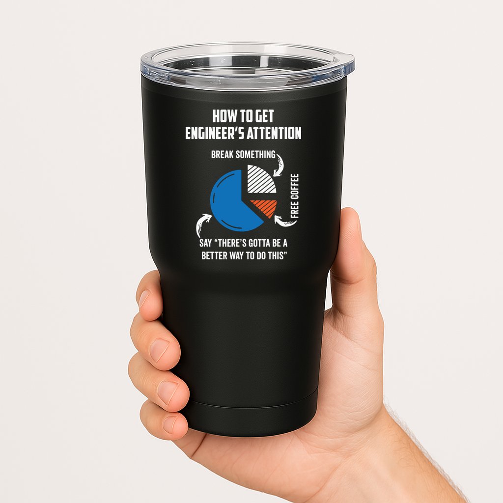 Engineer Funny Tee For Electrical Mechanical Civil Computer Tumbler
