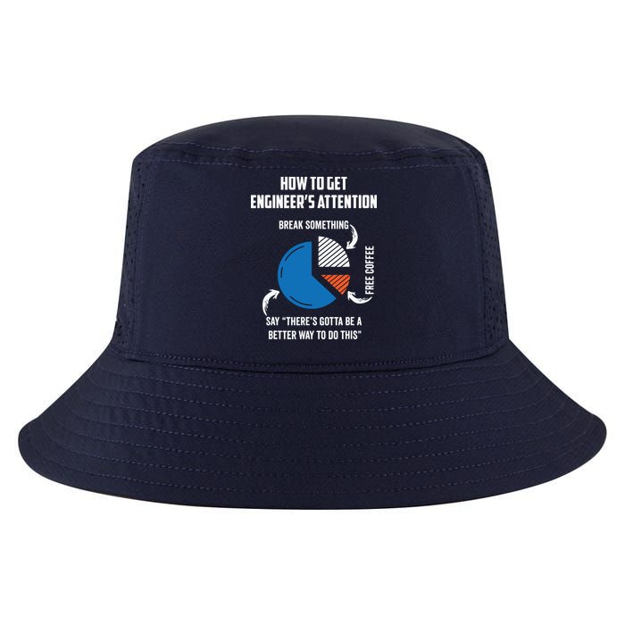 Engineer Funny Tee For Electrical Mechanical Civil Computer Cool Comfort Performance Bucket Hat