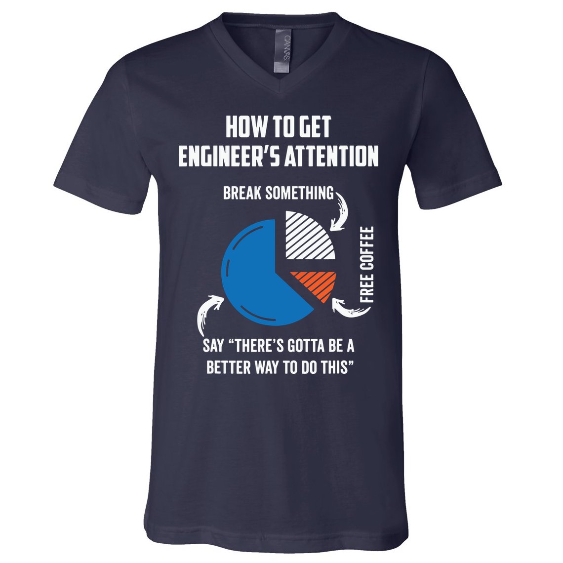 Engineer Funny Tee For Electrical Mechanical Civil Computer V-Neck T-Shirt