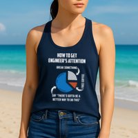 Engineer Funny Tee For Electrical Mechanical Civil Computer Womens Tank Top