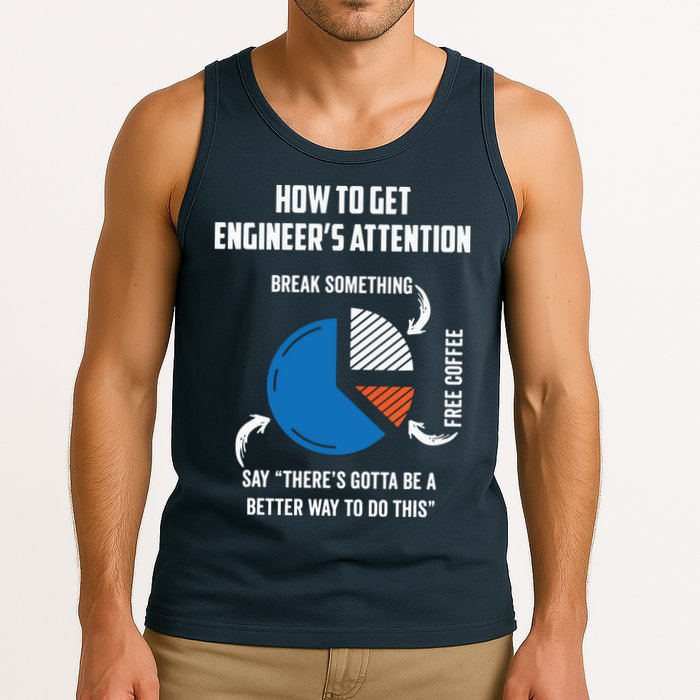 Engineer Funny Tee For Electrical Mechanical Civil Computer Tank Top