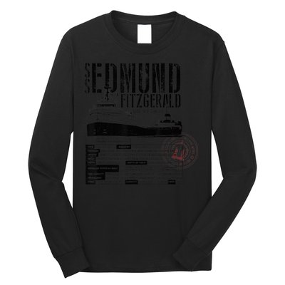 Edmund Fitzgerald US vintage Gitche Gumee Long Sleeve Shirt