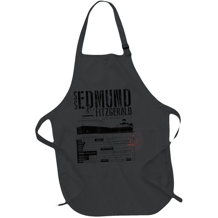 Edmund Fitzgerald US vintage Gitche Gumee Apron