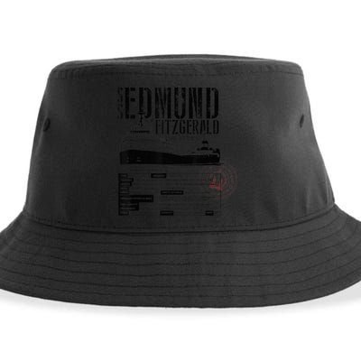 Edmund Fitzgerald US vintage Gitche Gumee Sustainable Bucket Hat