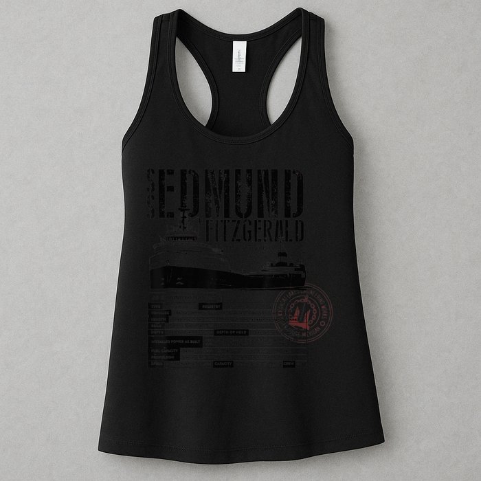Edmund Fitzgerald US vintage Gitche Gumee Womens Tank Top