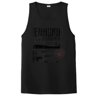 Edmund Fitzgerald US vintage Gitche Gumee PosiCharge Competitor Tank