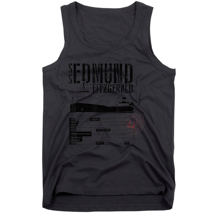 Edmund Fitzgerald US vintage Gitche Gumee Tank Top